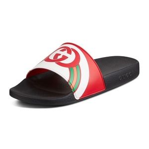 NEW IN BOX GUCCI Logo Slide Sandals